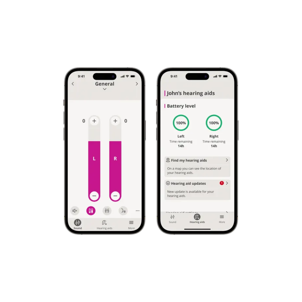 Hörgeräte Zubehör: App-Steuerung